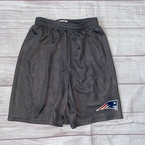 Badger New England Patriots YM athletic mesh shorts black - Picture 1 of 4